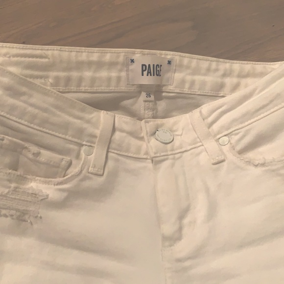 Paige white distressed jeans - Picture 3 of 3